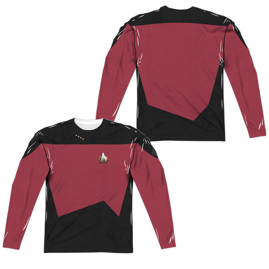 STAR TREK/TNG COMMAND UNIFORM (FRONT/BACK PRINT)