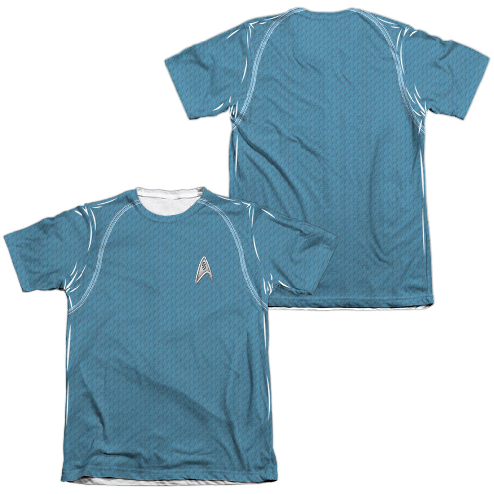 STAR TREK/MOVIE SCIENCE UNIFORM (FRONT/BACK PRINT)