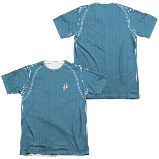 STAR TREK/MOVIE SCIENCE UNIFORM (FRONT/BACK PRINT)