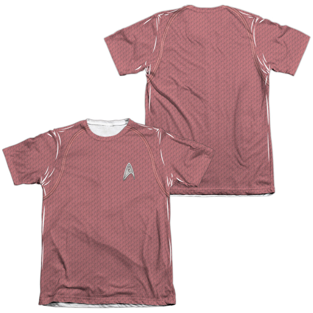 STAR TREK/MOVIE ENGINEERING UNIFORM (FRONT/BACK PRINT)