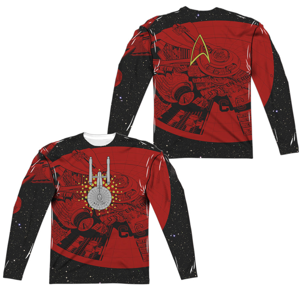 STAR TREK/USS ENTERPRISE SCHEMATIC (FRONT/BACK PRINT)