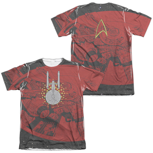 STAR TREK/USS ENTERPRISE SCHEMATIC (FRONT/BACK PRINT)