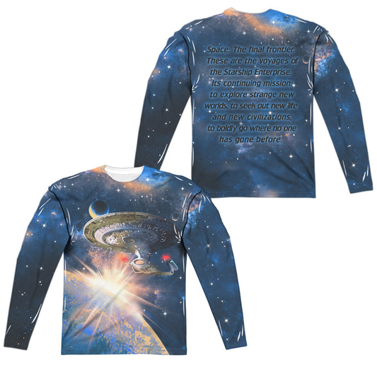 STAR TREK/NEXT GENERATION ENTERPRISE (FRONT/BACK PRINT)