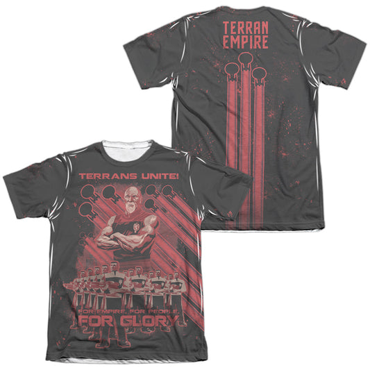 STAR TREK/TERRANS UNITE (FRONT/BACK PRINT)