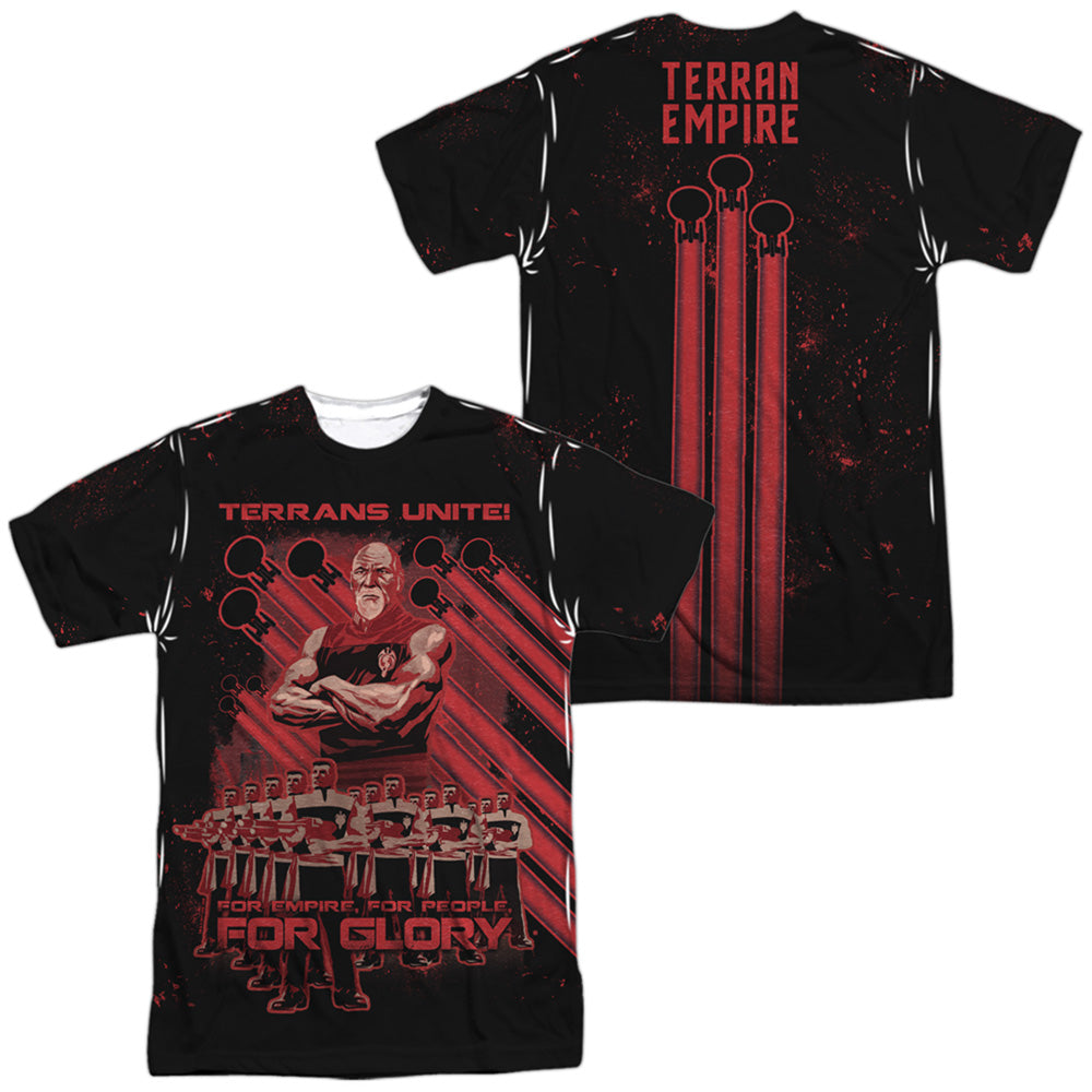 STAR TREK/TERRANS UNITE (FRONT/BACK PRINT)