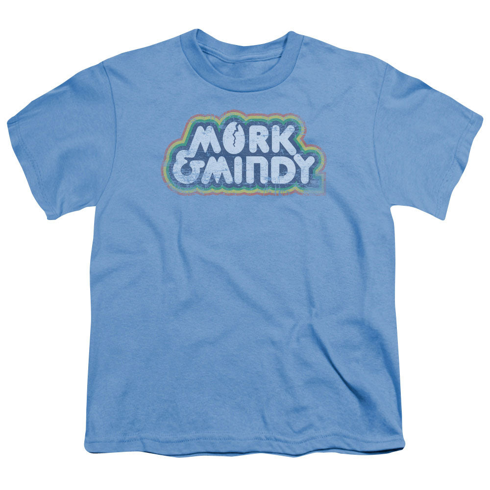 MORK & MINDY/DISTRESSED MORK LOGO