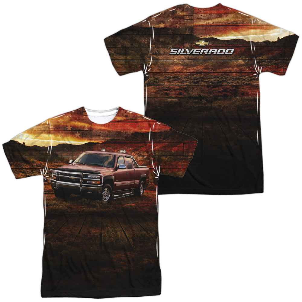 CHEVROLET/SILVERADO IN THE MUD (FRONT/BACK PRINT)
