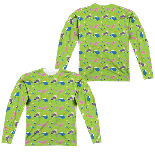 ADVENTURE TIME/GREEN FIELDS (FRONT/BACK PRINT)