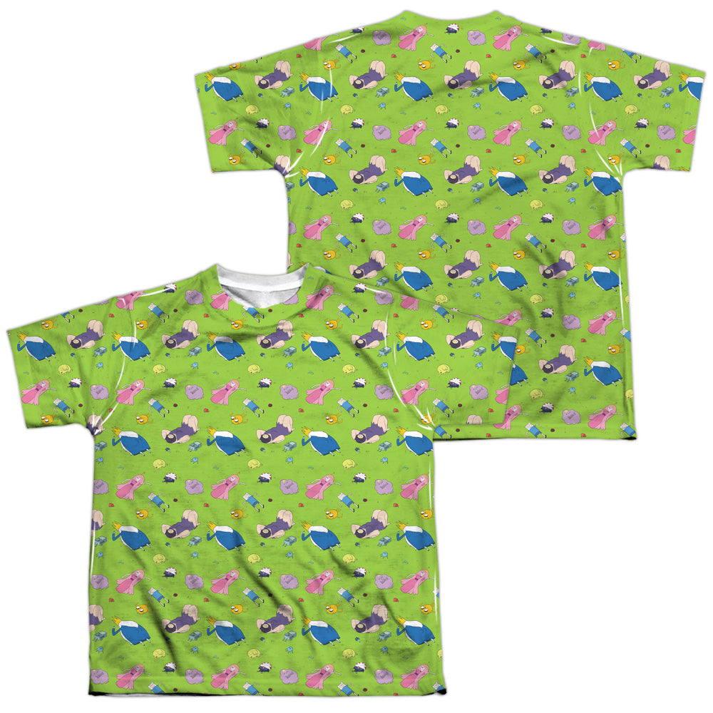 ADVENTURE TIME/GREEN FIELDS (FRONT/BACK PRINT)