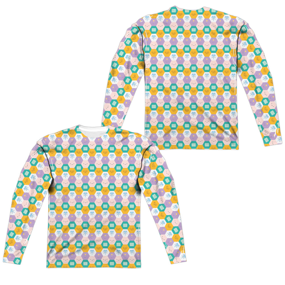 ADVENTURE TIME/HEXAGON PATTERN (FRONT/BACK PRINT)