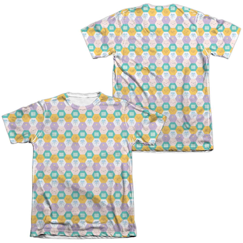 ADVENTURE TIME/HEXAGON PATTERN (FRONT/BACK PRINT)