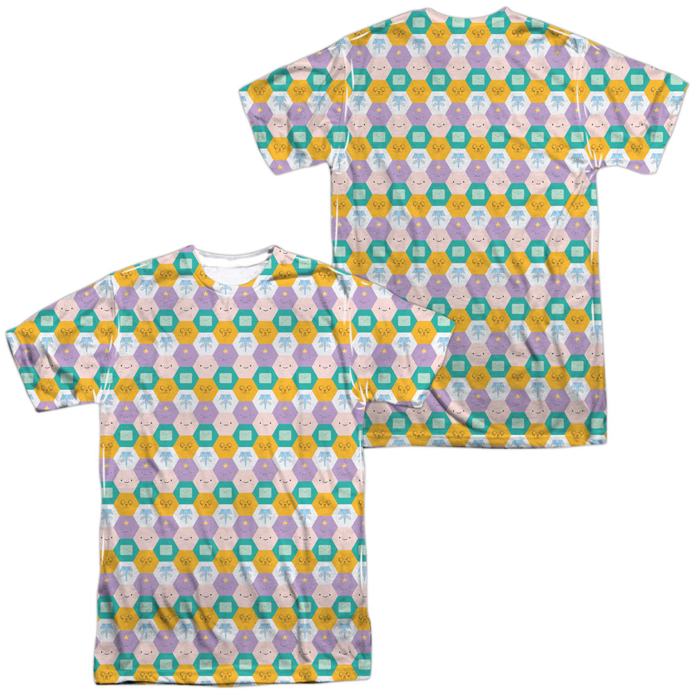 ADVENTURE TIME/HEXAGON PATTERN (FRONT/BACK PRINT)