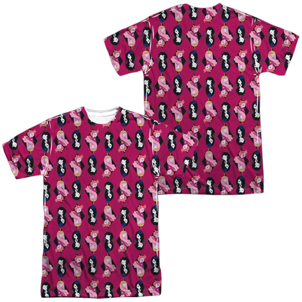 ADVENTURE TIME/ALLOVER DIAMONDS (FRONT/BACK PRINT)