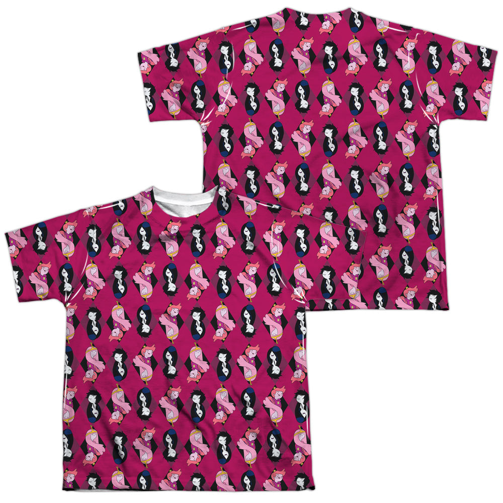 ADVENTURE TIME/ALLOVER DIAMONDS (FRONT/BACK PRINT)