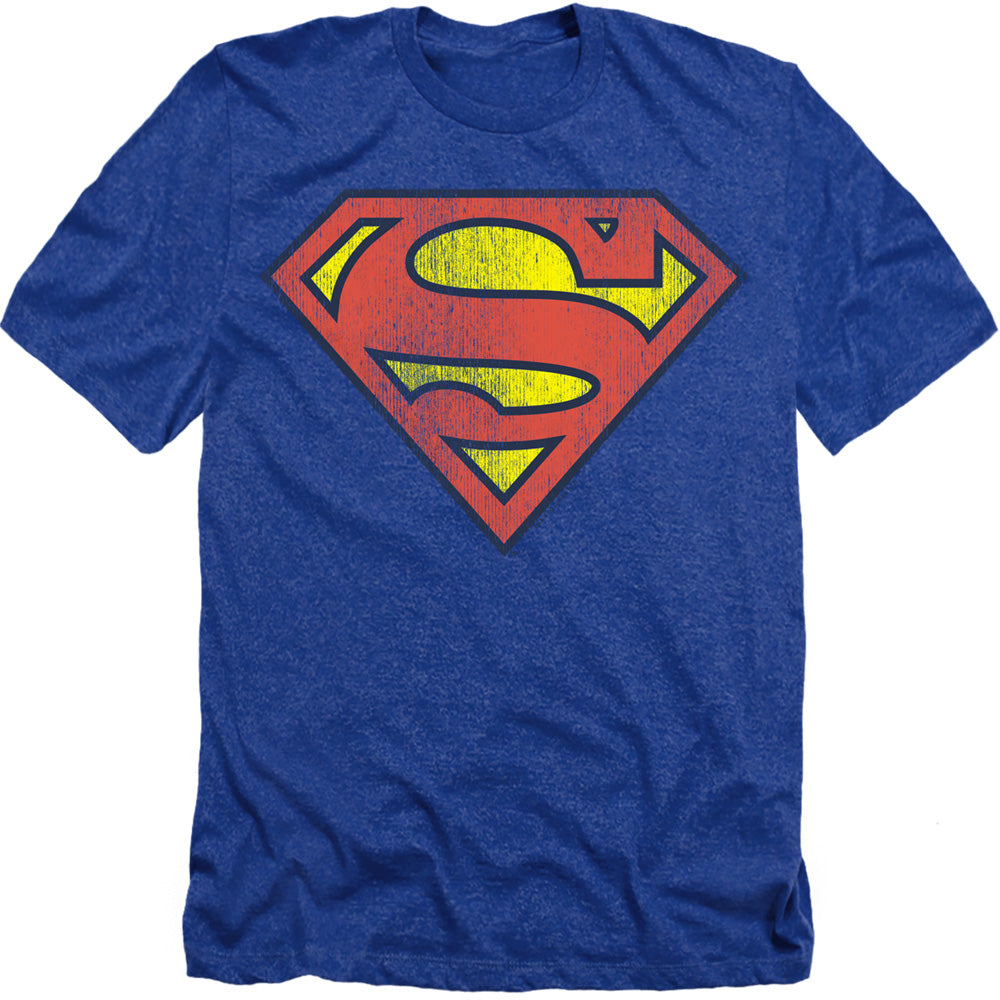 DC SUPERMAN/RETRO SUPES LOGO DISTRESSED