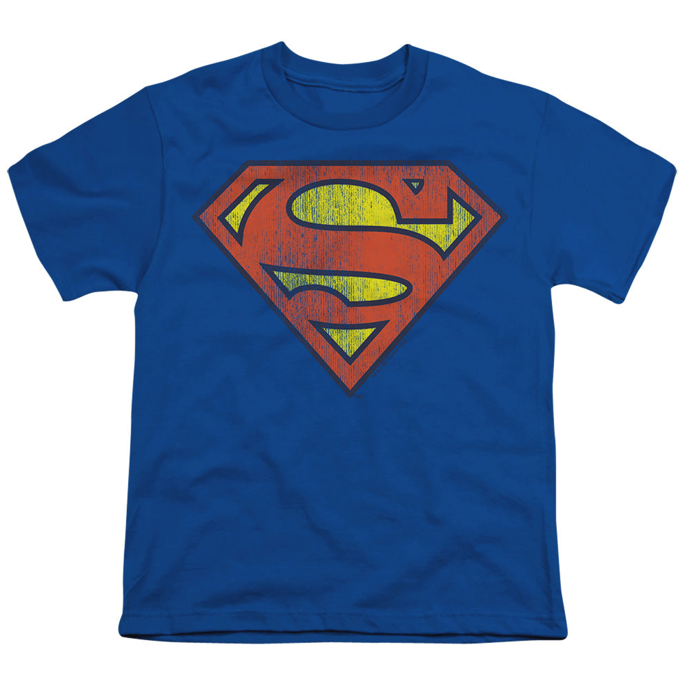 DC SUPERMAN/RETRO SUPES LOGO DISTRESSED