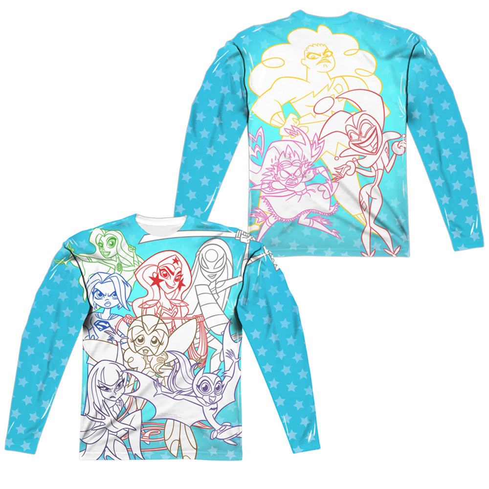 DC SUPERHERO GIRLS/JUSTICE GANG (FRONT/BACK PRINT)