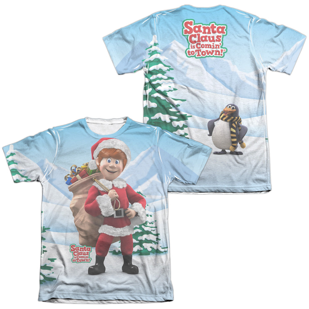 SANTA CLAUS IS COMIN TO TOWN/HELPERS (FRONT/BACK PRINT)