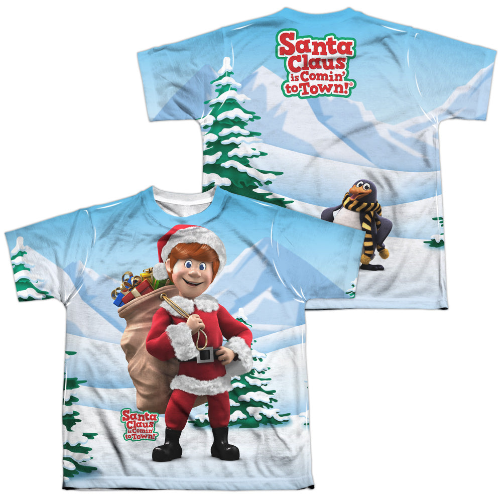SANTA CLAUS IS COMIN TO TOWN/HELPERS (FRONT/BACK PRINT)