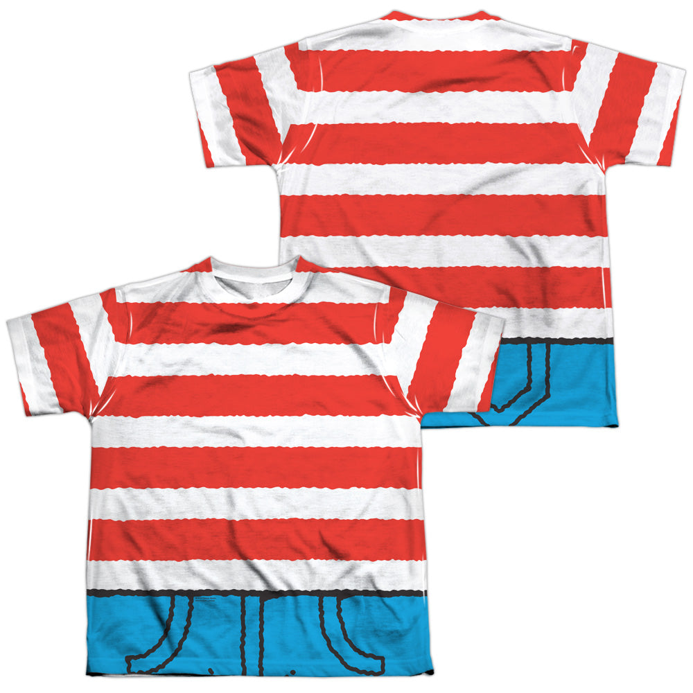 WHERE'S WALDO/WALDO COSTUME (FRONT/BACK PRINT)