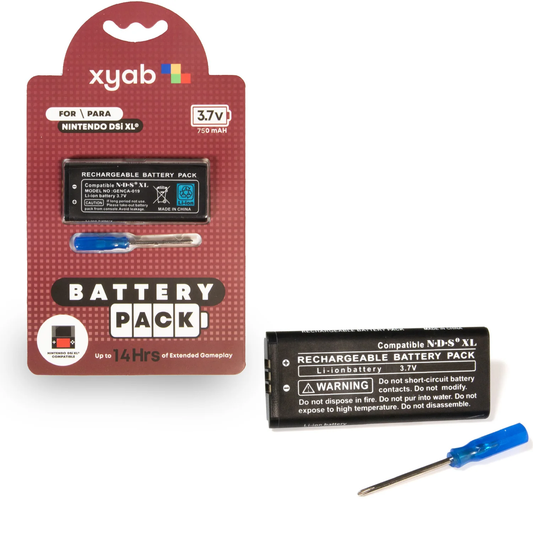 DSi XL Rechargeable Controller Battery Pack - xyab