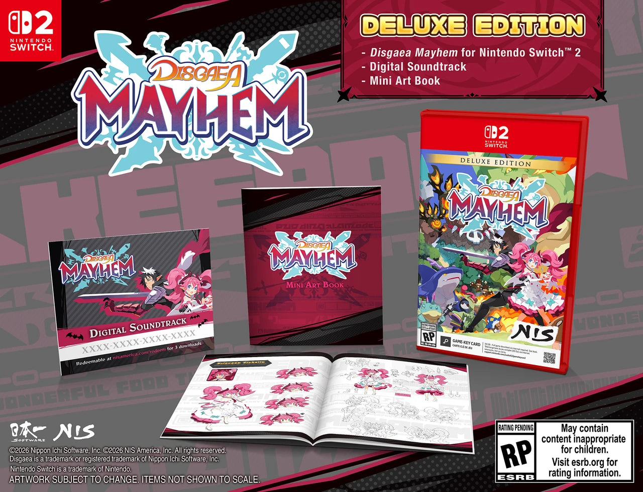 Disgaea Mayhem: Deluxe Edition - Switch 2 (Game-Key Card)