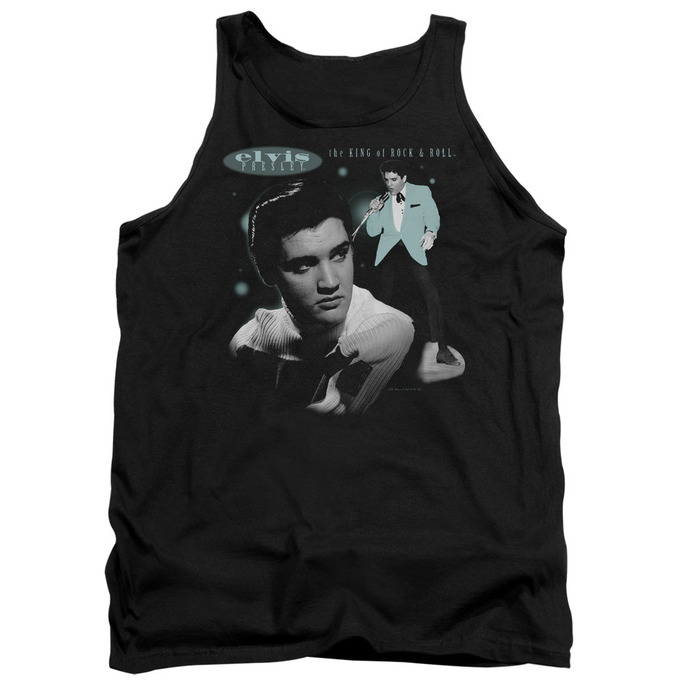 ELVIS PRESLEY/TEAL PORTRAIT