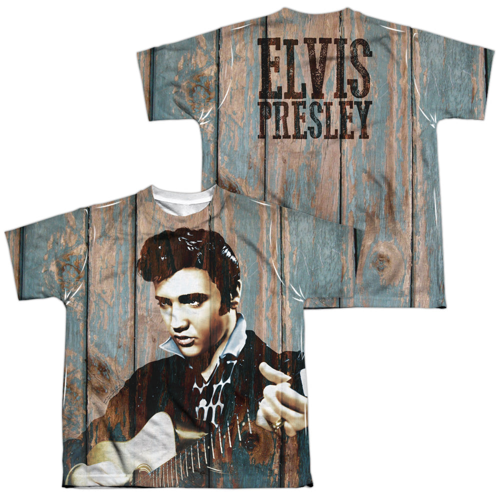 ELVIS PRESLEY/WOODGRAIN (FRONT/BACK PRINT)