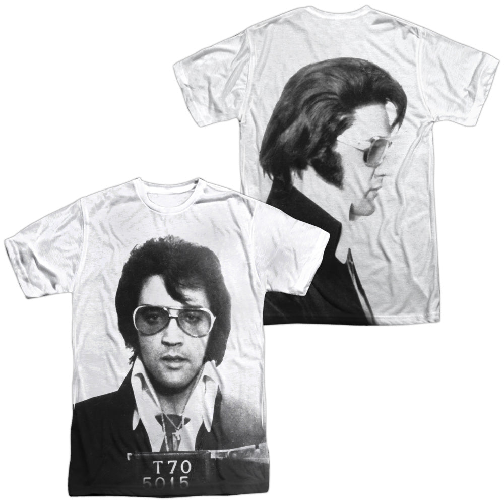 ELVIS PRESLEY/MUGSHOT (FRONT/BACK PRINT)