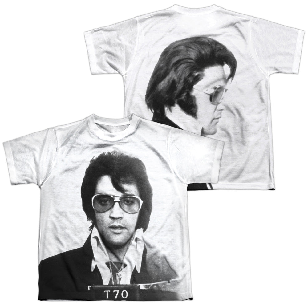 ELVIS PRESLEY/MUGSHOT (FRONT/BACK PRINT)