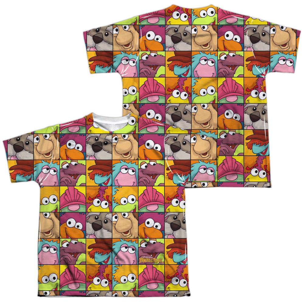 FRAGGLE ROCK/CHARACTER SQUARES (FRONT/BACK PRINT)