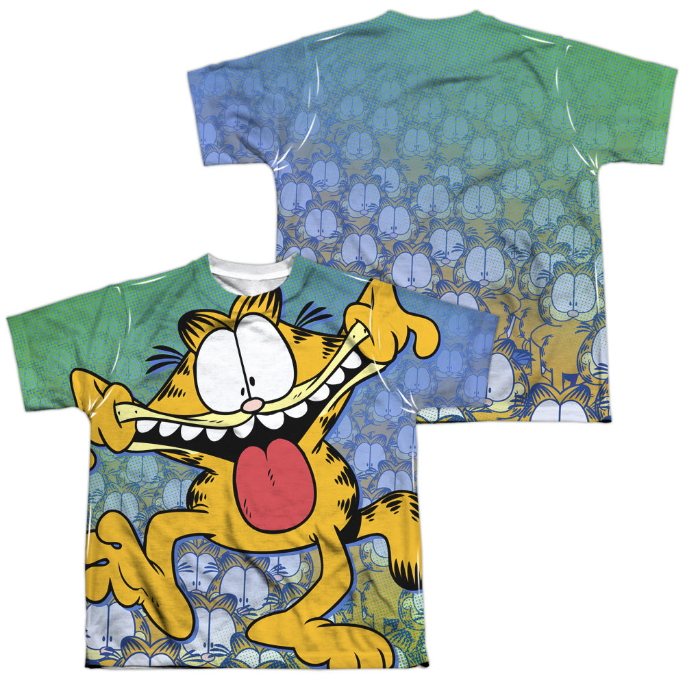 GARFIELD/GOOFY FACE (FRONT/BACK PRINT)