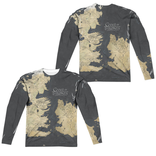 GAME OF THRONES/WESTEROS MAP (FRONT/BACK PRINT)