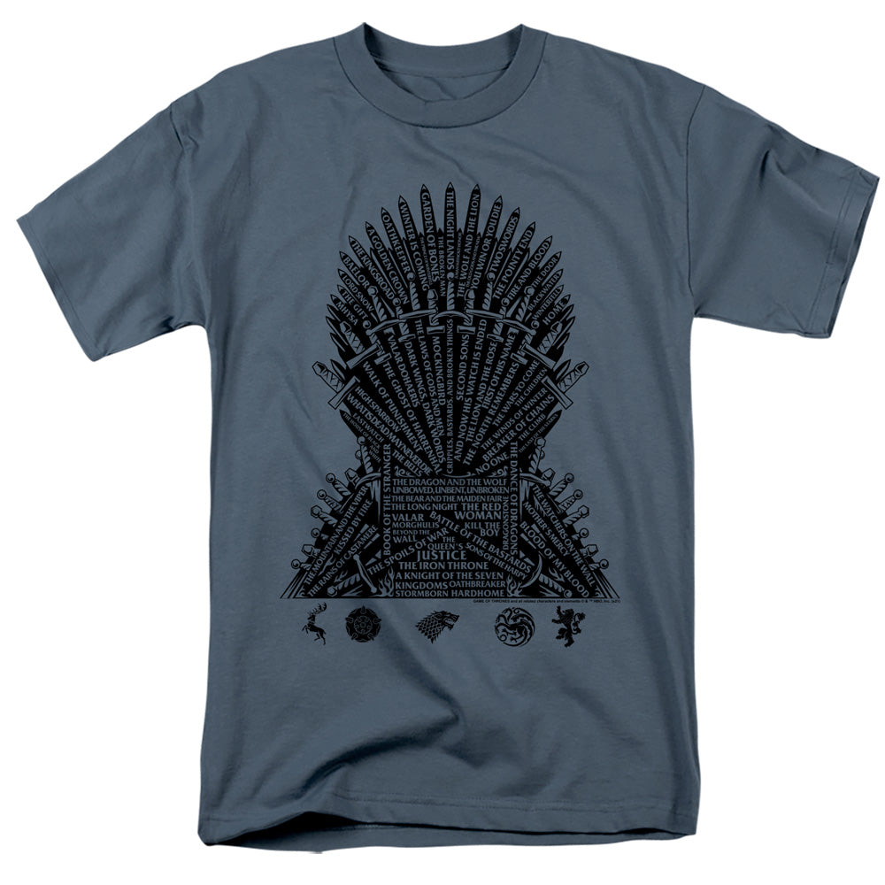 GAME OF THRONES/WHAT BUILDS THE THRONE