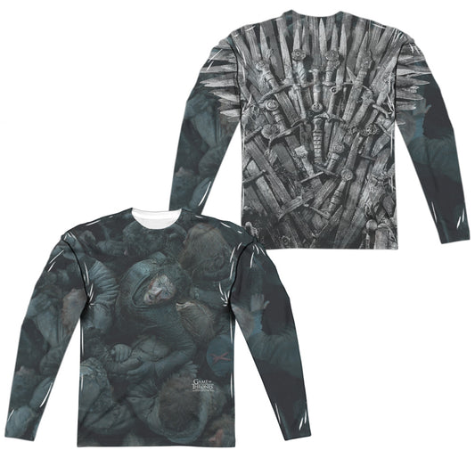 GAME OF THRONES/JON SNOW THE THRONE (FRONT/BACK PRINT)