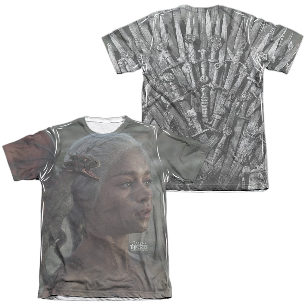 GAME OF THRONES/DAENERYS FOR THE THRONE (FRONT/BACK PRINT)