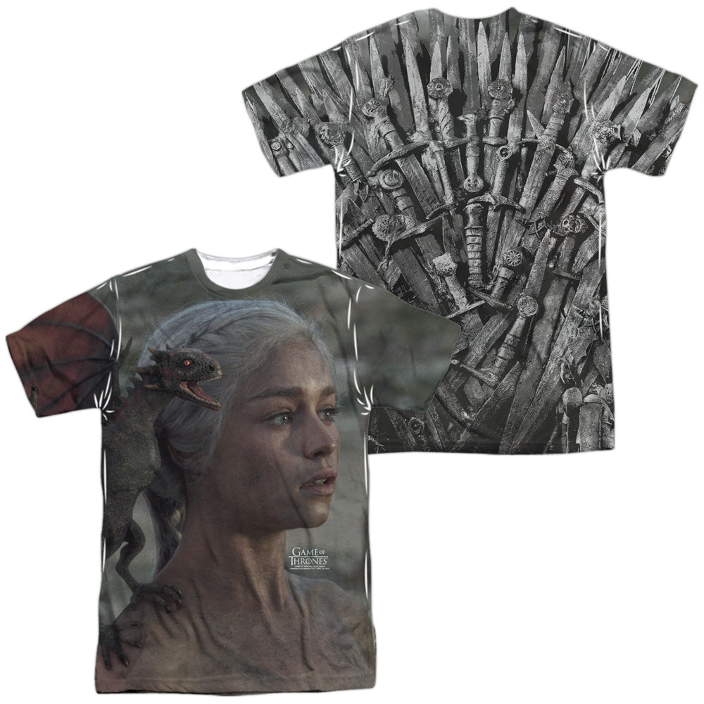 GAME OF THRONES/DAENERYS FOR THE THRONE (FRONT/BACK PRINT)