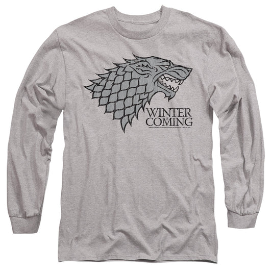 GAME OF THRONES/STARTK WINTER IS COMING ON GRAY