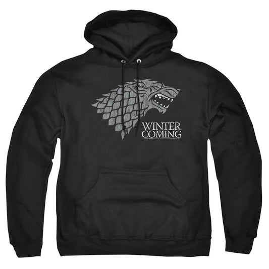 GAME OF THRONES/STARTK WINTER IS COMING ON BLACK