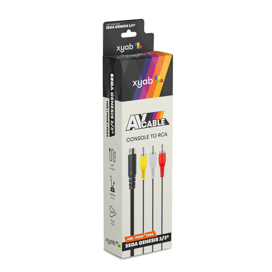Genesis 2 & 3 AV Composite Cable - xyab