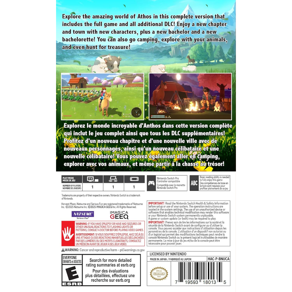 Harvest Moon: The Winds of Anthos Complete - Switch