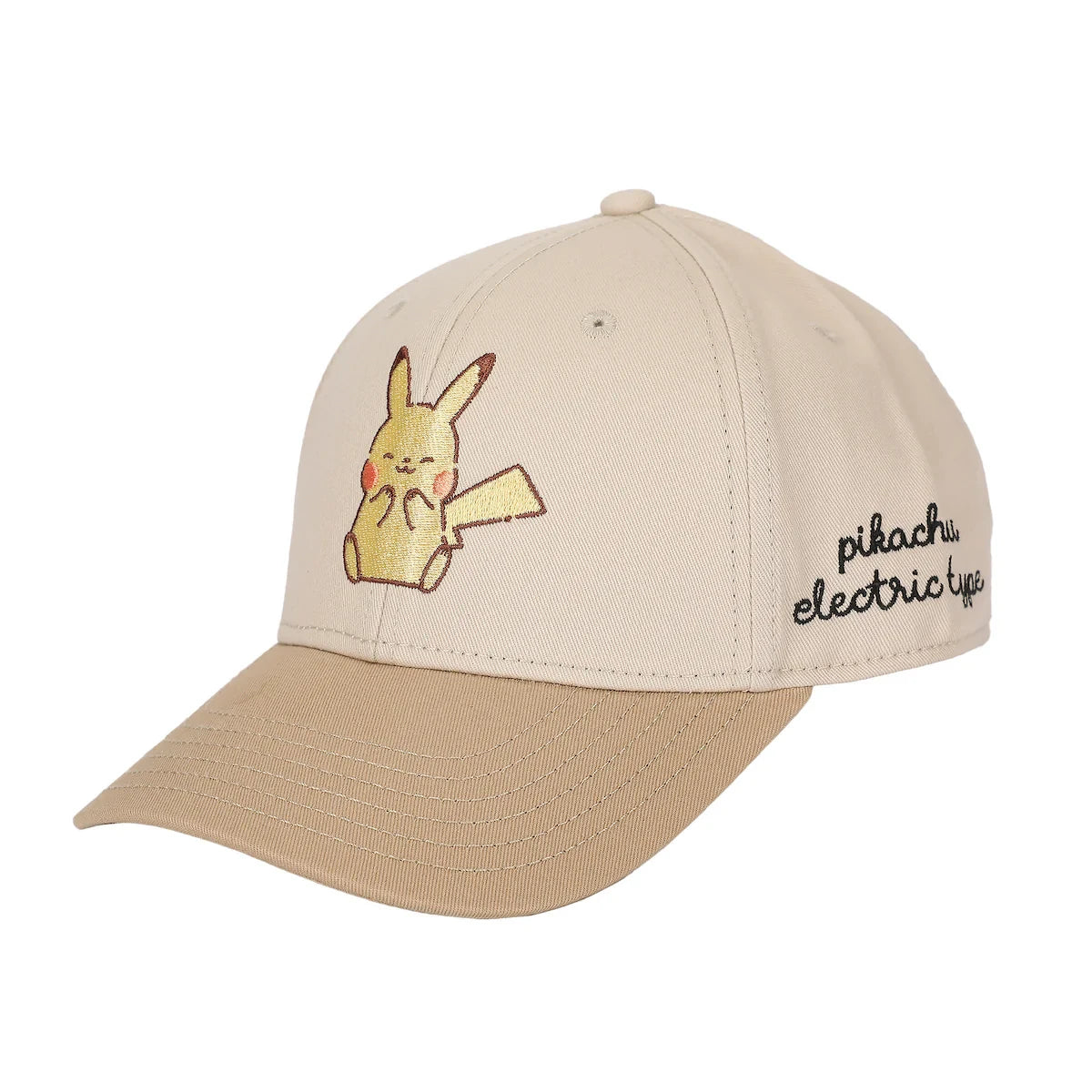 Hat Adjustable: Pokemon - Pikachu Electric Type - Tan