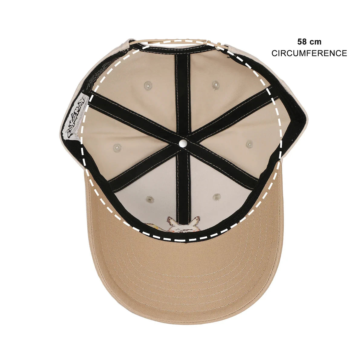 Hat Adjustable: Pokemon - Pikachu Electric Type - Tan