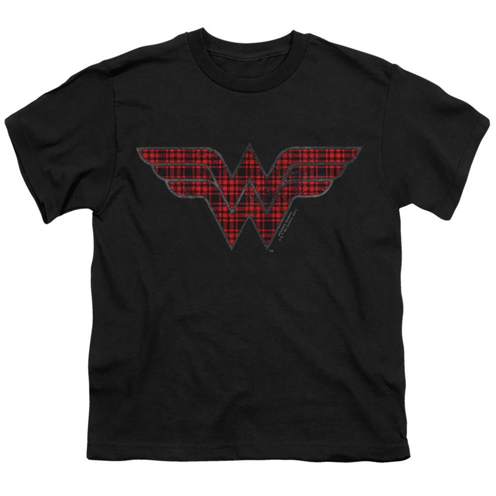 DC WONDER WOMAN/PLAID WONDER WOMAN LOGO
