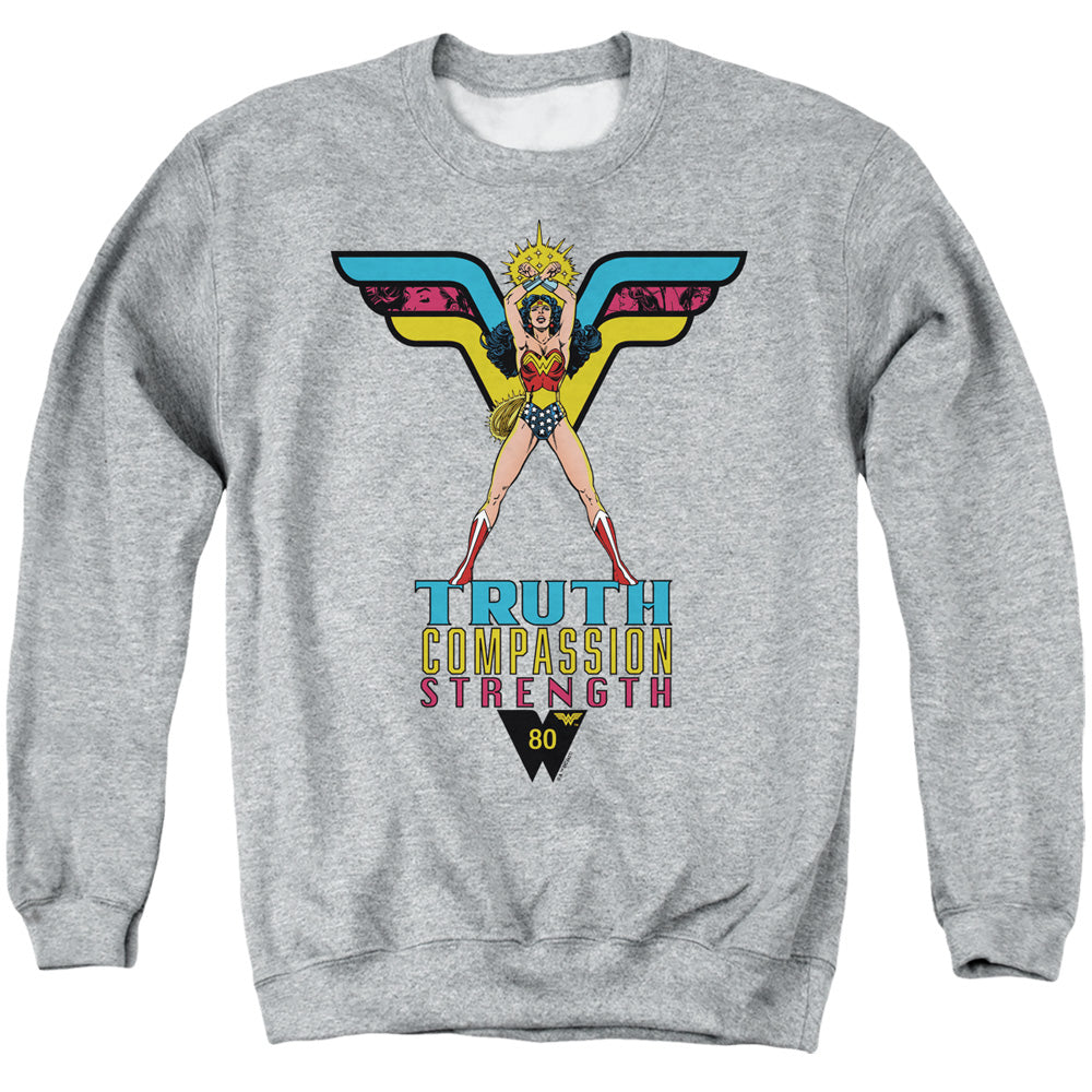 WONDER WOMAN/TRUTH, COMPASSION, STRENGTH