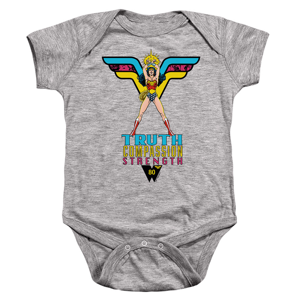 WONDER WOMAN/TRUTH, COMPASSION, STRENGTH