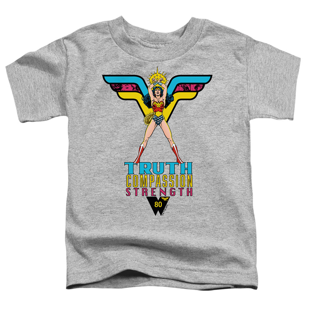 WONDER WOMAN/TRUTH, COMPASSION, STRENGTH