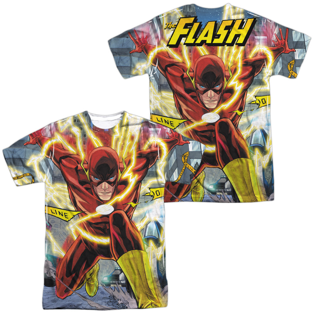 JLA/POLICE LINE (FRONT/BACK PRINT)