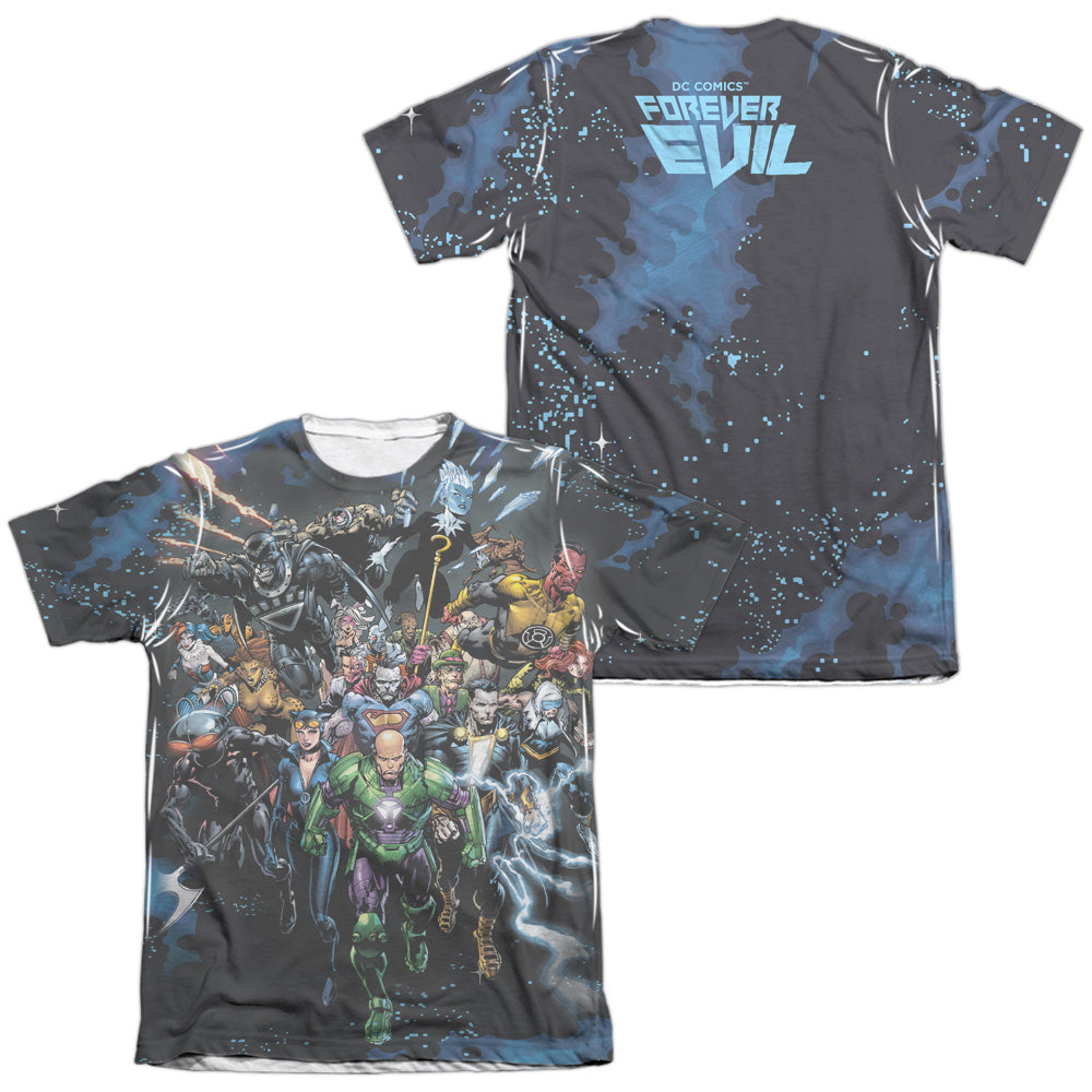 JLA/FOREVER EVIL (FRONT/BACK PRINT)
