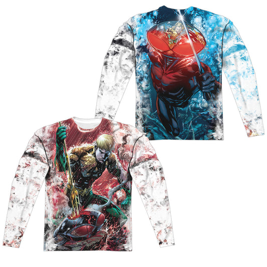 JLA/AQUAMAN VS MANTA (FRONT/BACK PRINT)